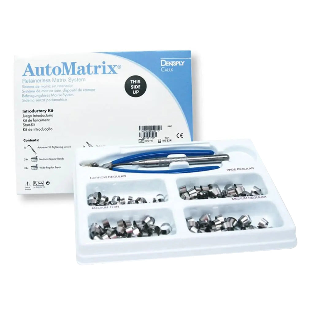 Dentsply AutoMatrix Narrow-Regular Refill - Retainerless Stainless Steel Matrix Bands (Box of 72) Dentsply AutoMatrix Narrow-Regular Refill - Retainerless Stainless Steel Matrix Bands (Box of 72)